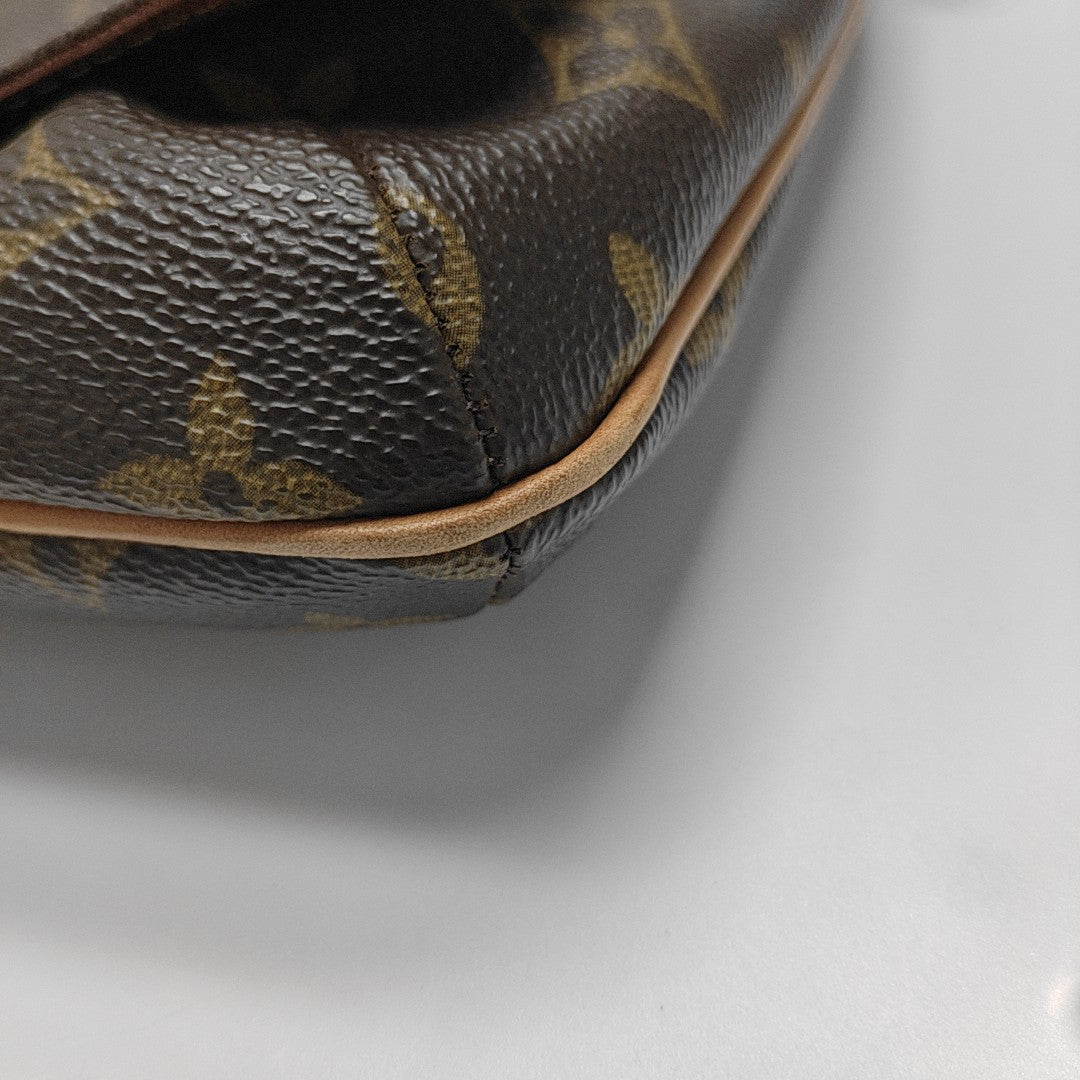 MUSETTE TANGO Monogram Coated Canvas Brown