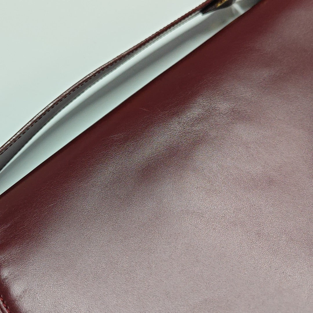 Calfskin Shoulder Bag Red