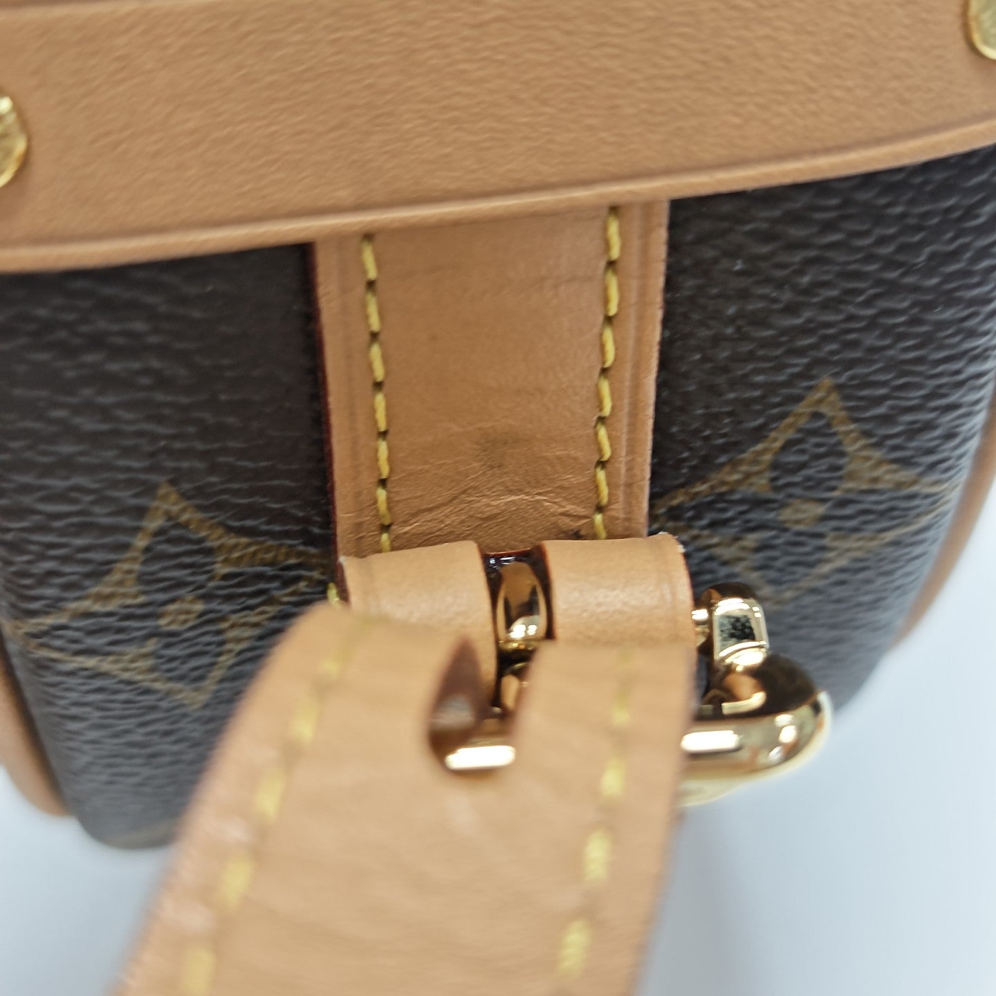 BOITE CHAPEAU PM Monogram Coated Canvas Brown