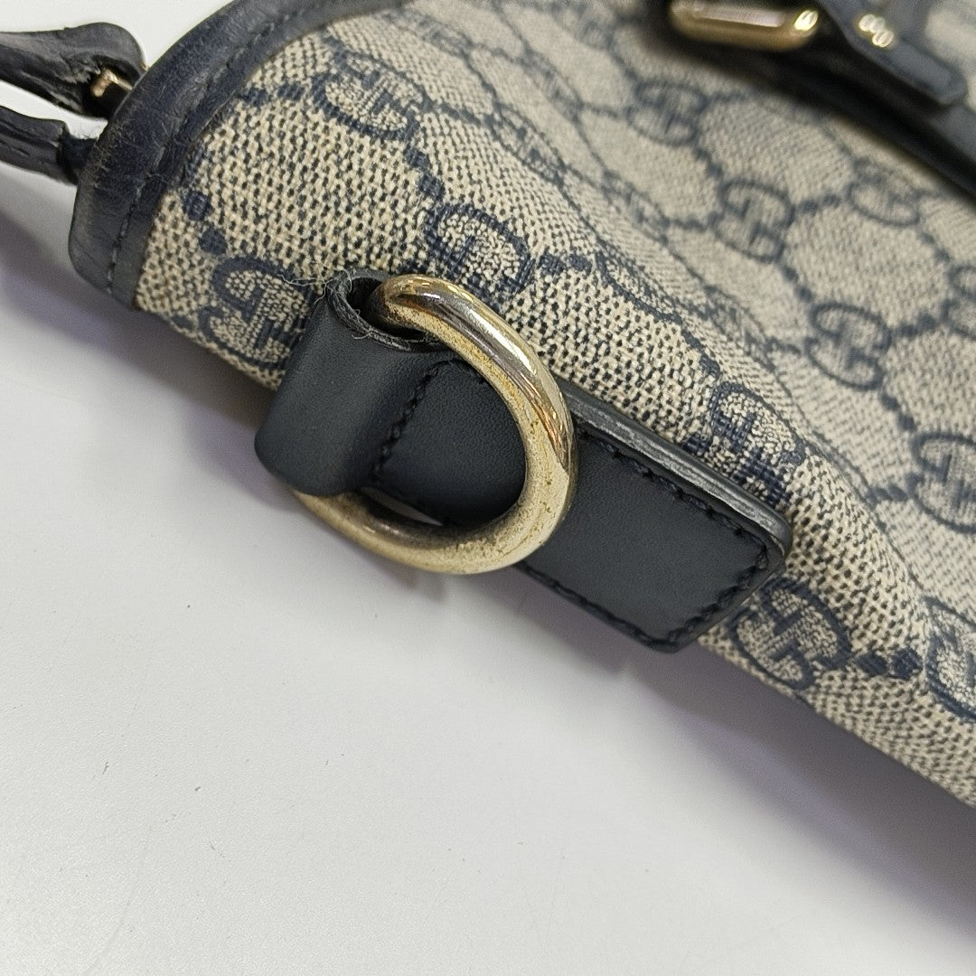 Monogram Coated Canvas Top Handle Bag Beige