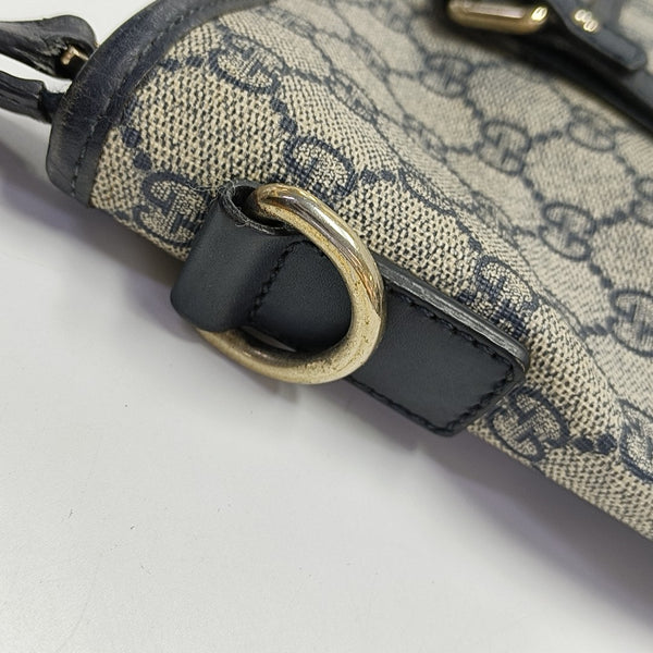 Monogram Coated Canvas Top Handle Bag Beige