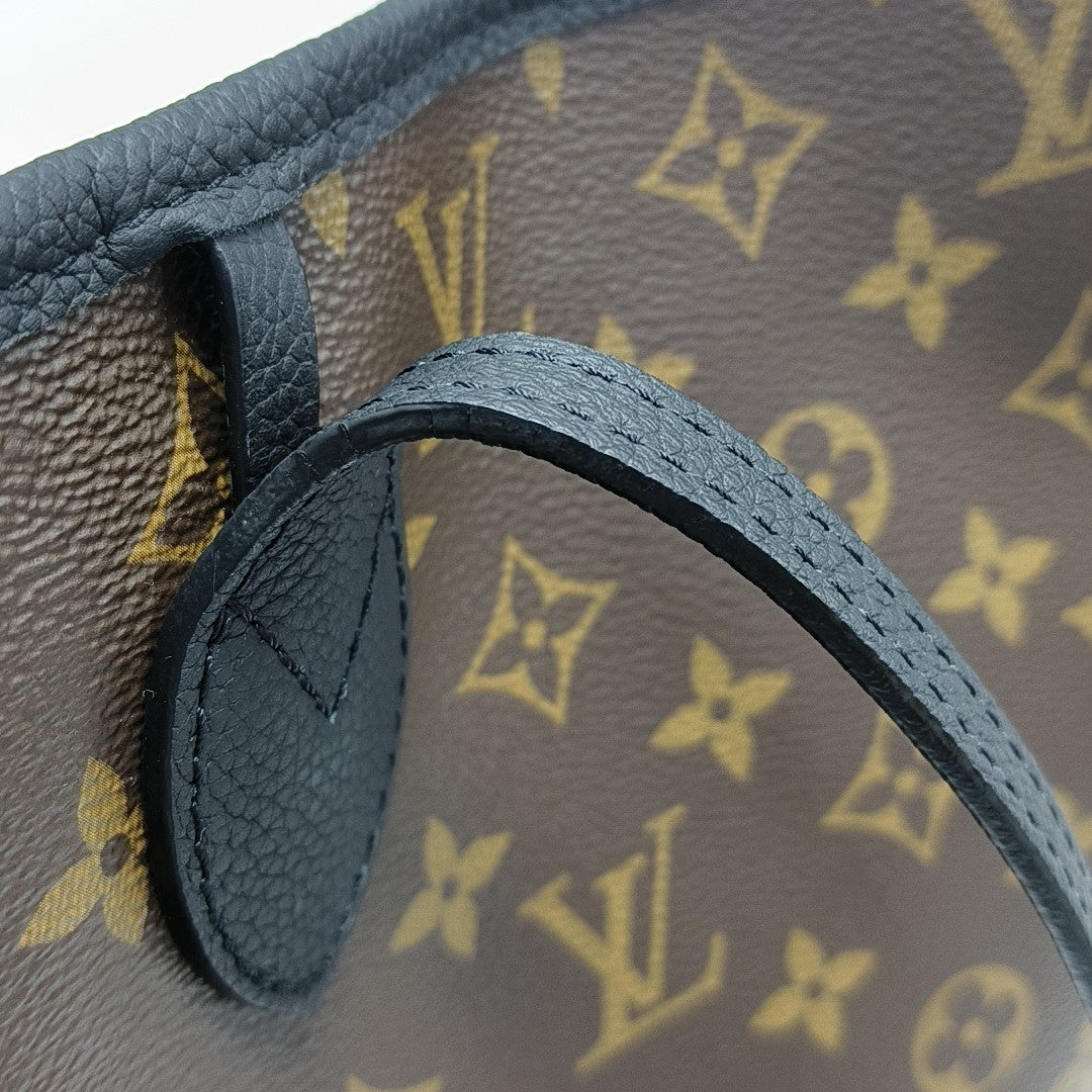 NEVERFULL INSIDE OUT MM Monogram Calfskin Black