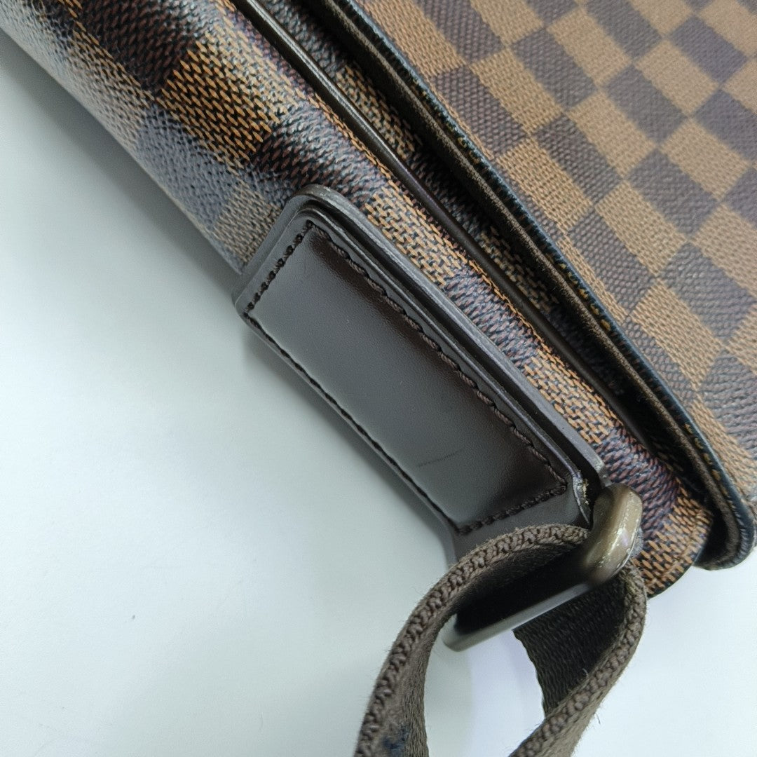 BROOKLYN Damier Ebene Coated Canvas Brown