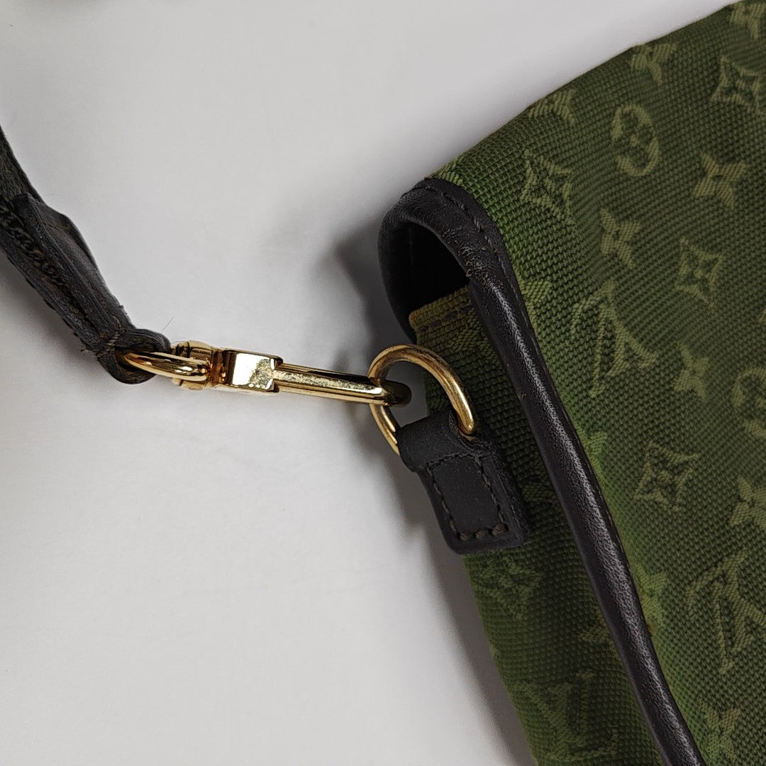BERANGERE Monogram Canvas Green