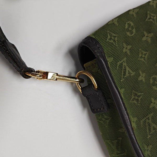 BERANGERE Monogram Canvas Green