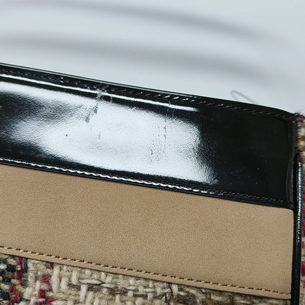Wool Top Handle Bag Multicolor