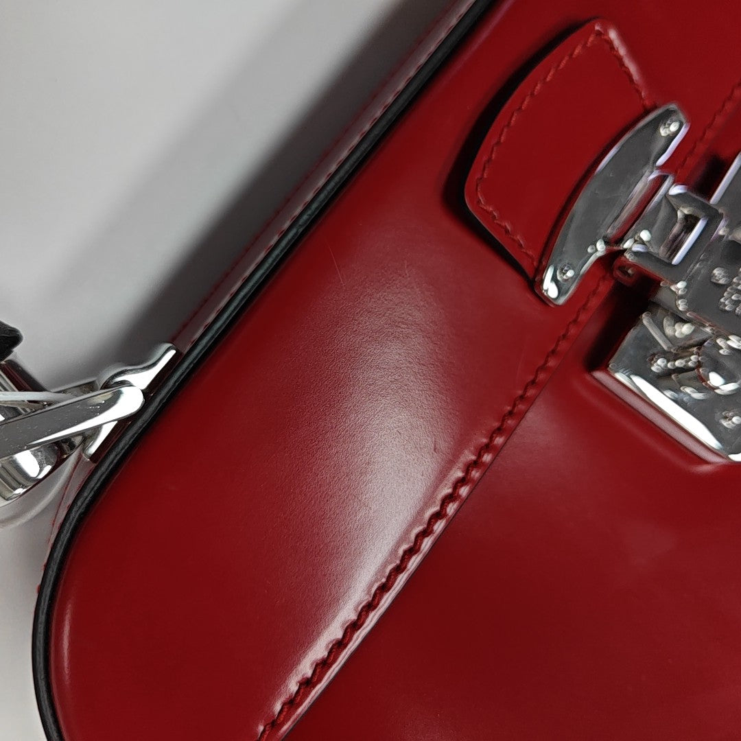 Lady Lock Calfskin Red