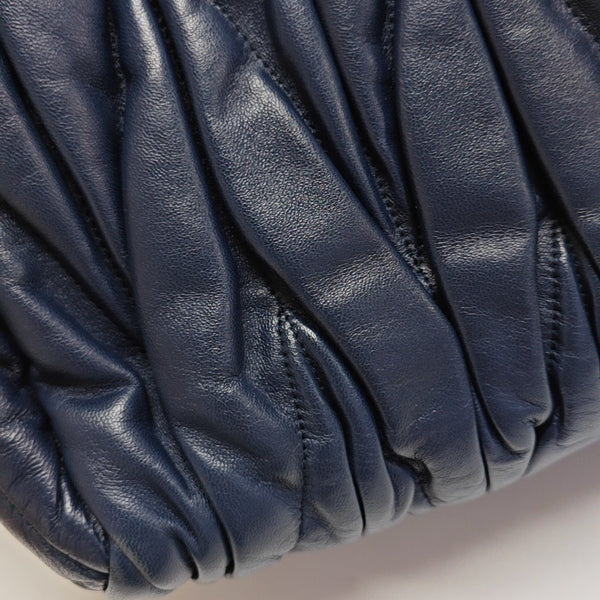 Bow Tote Lambskin Blue