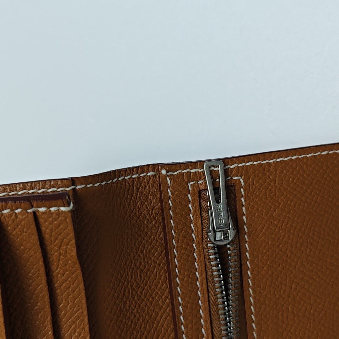 Bearn Medium Epsom Brown Wallet