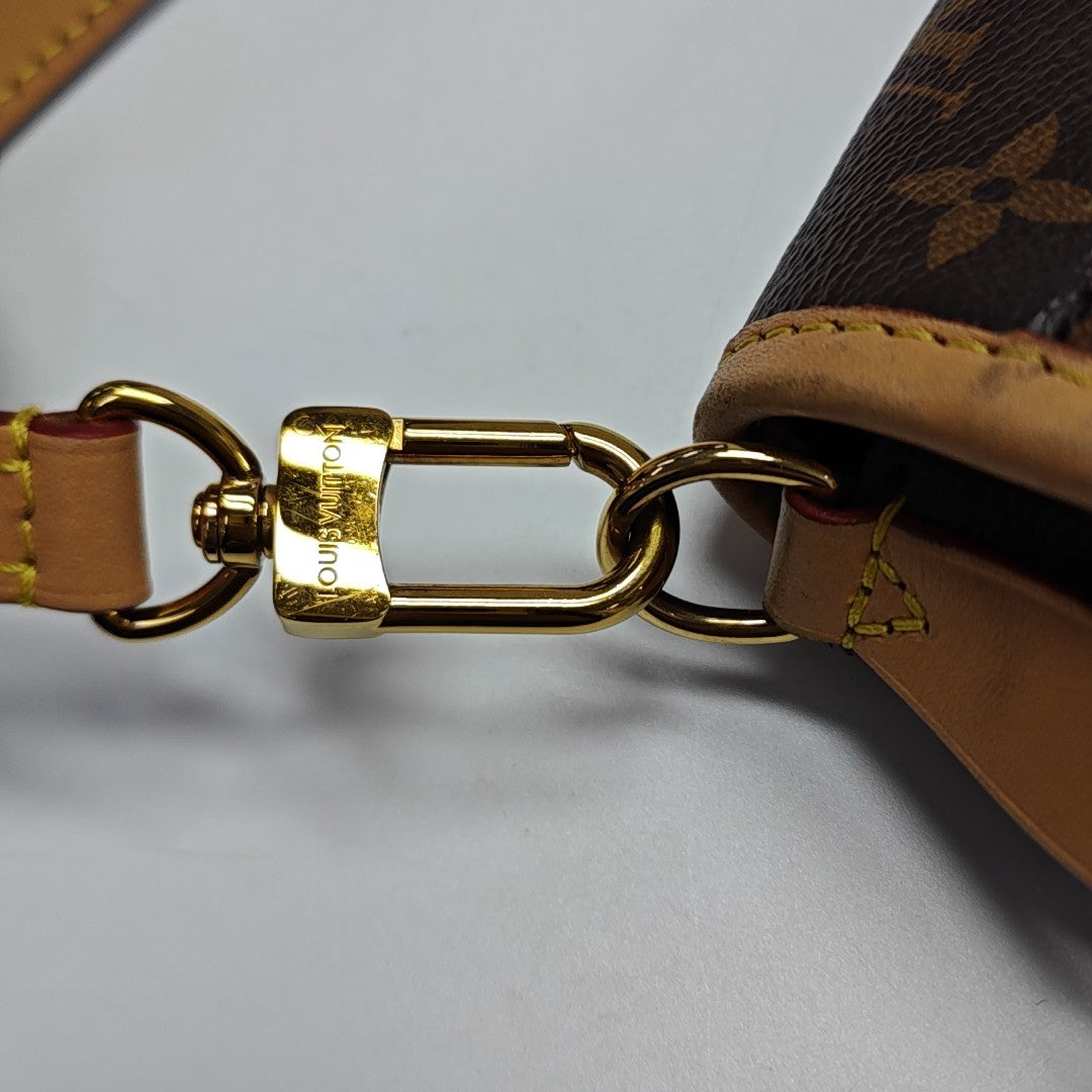 DIANE Monogram Coated Canvas Brown