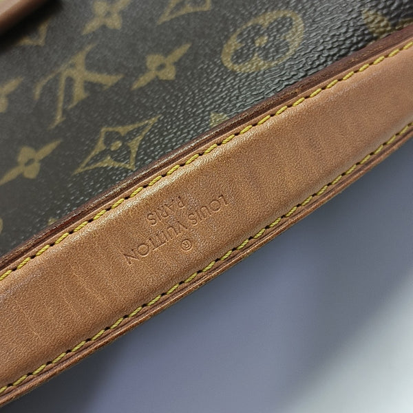 MÉTIS MM Monogram Coated Canvas Brown
