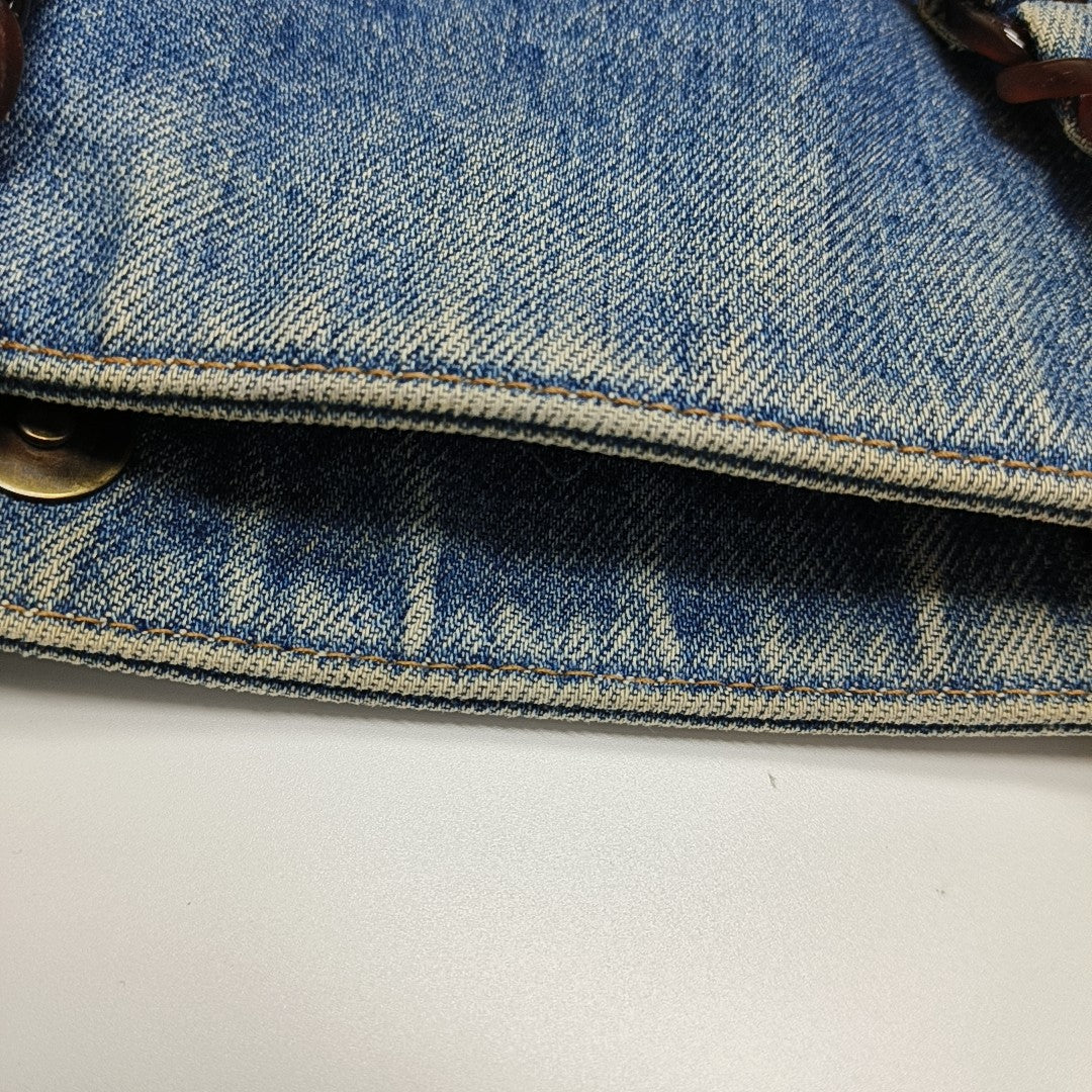 Denim Tote Bag Blue