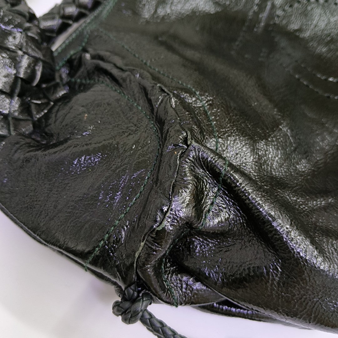 Calfskin Top Handle Bag Green
