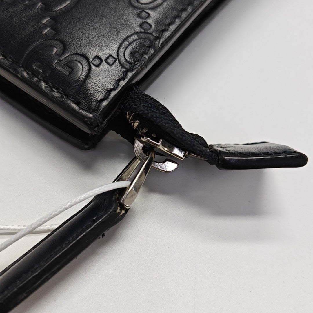 Signature Monogram Calfskin Blue