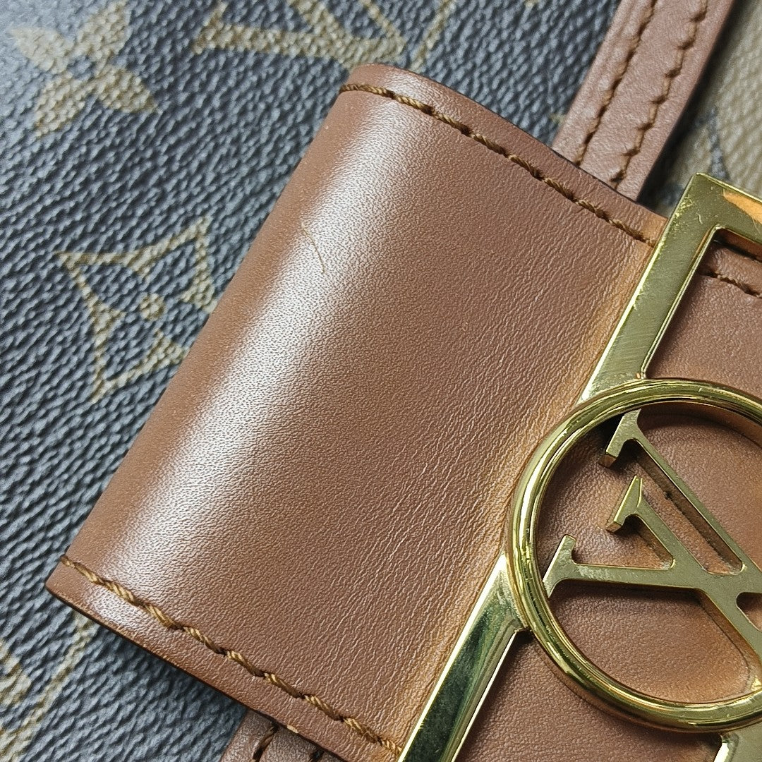 DAUPHINE Mini Coated Canvas Brown