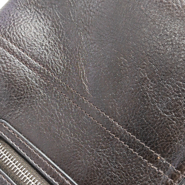Calfskin Shoulder Bag Brown
