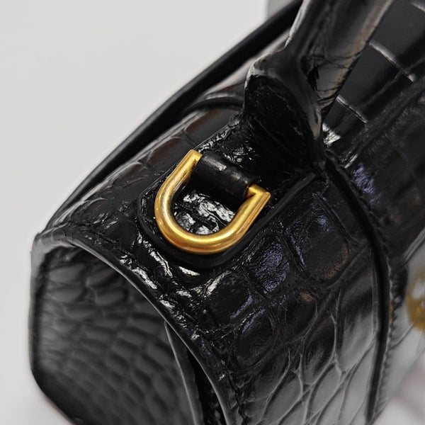 Hourglass XS Calfskin Black