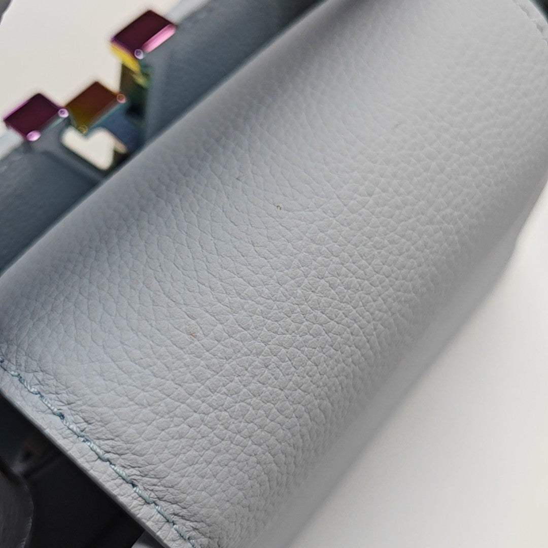 CAPUCINES Mini Calfskin Blue