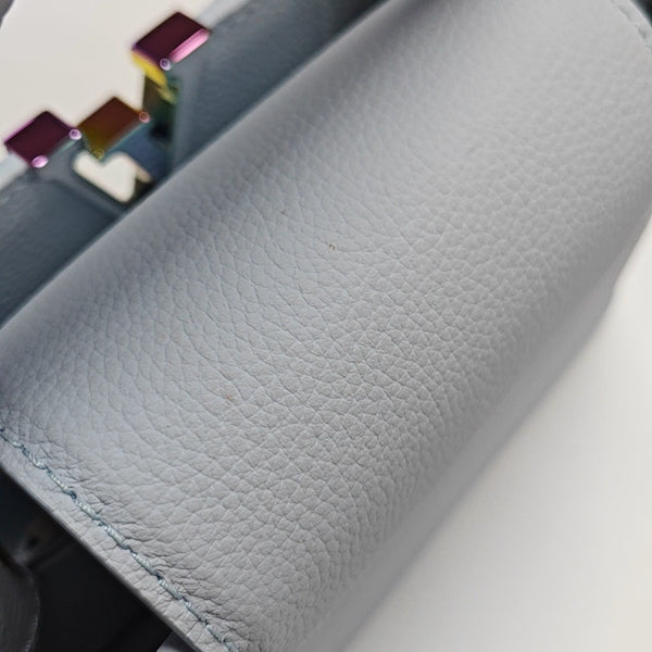 CAPUCINES Mini Calfskin Blue
