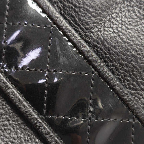 Quilted Leather Black