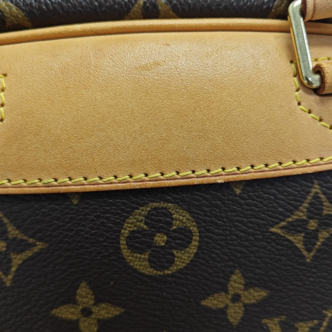 DEAUVILLE Monogram Coated Canvas Brown
