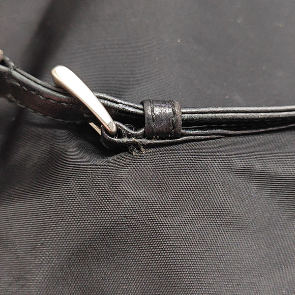 Nylon Shoulder Bag Black