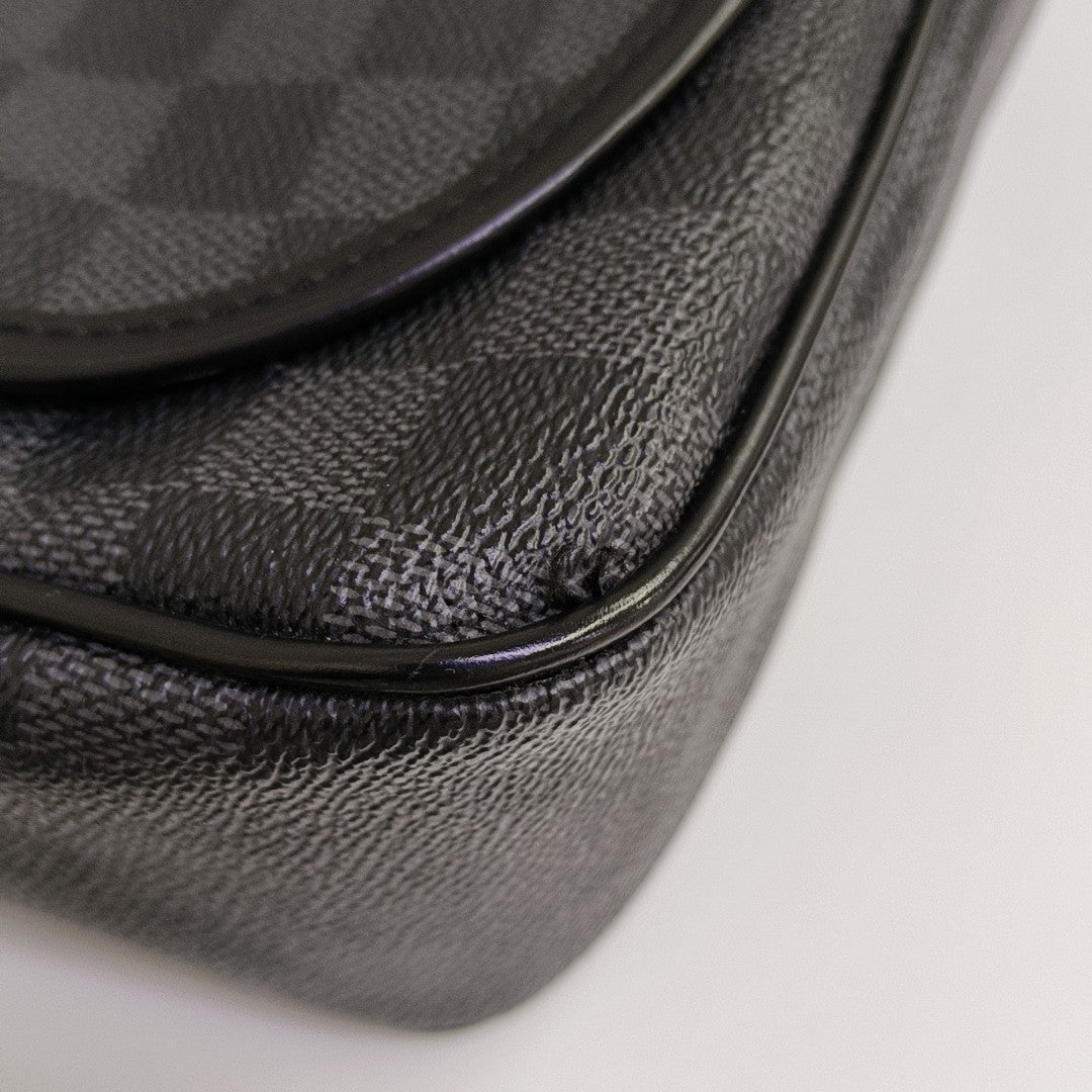 DANIEL Damier Graphite Coated Canvas Gray