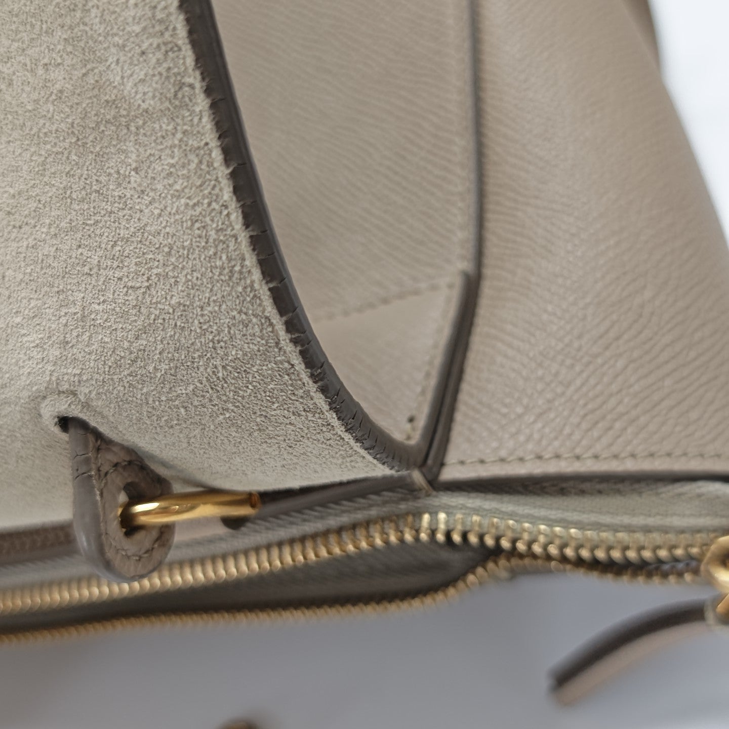 BELT Nano Calfskin Gray