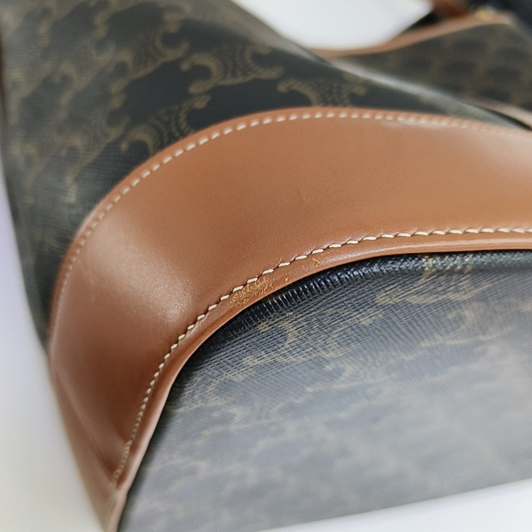 TRIOMPHE CANVAS Medium Coated Canvas Brown