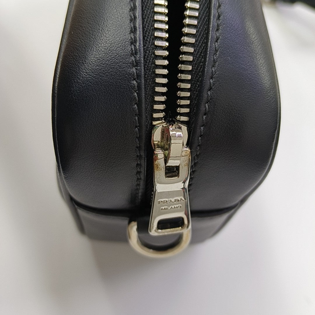 Calfskin Shoulder Bag Black