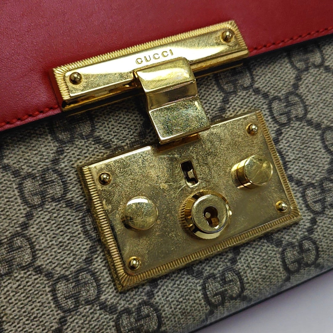 Padlock Small Monogram Coated Canvas Multicolor