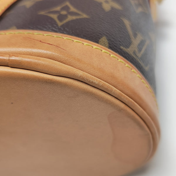 DUFFLE Monogram Coated Canvas Brown