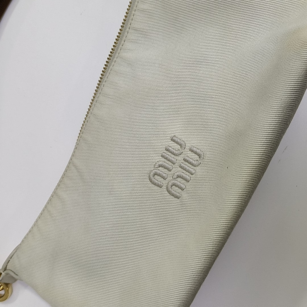 Canvas Top Handle Bag White