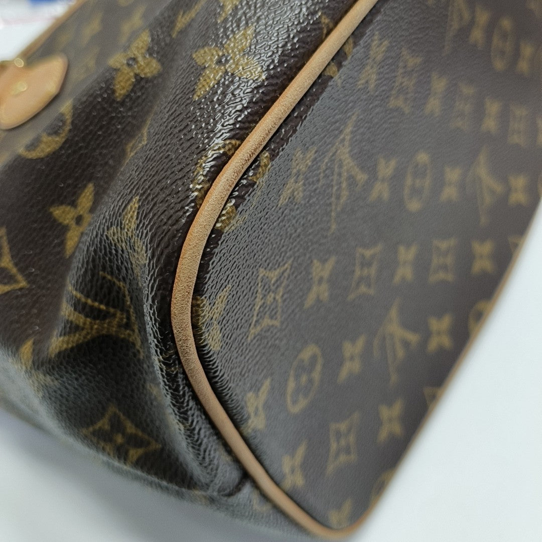 PALERMO PM Monogram Coated Canvas Brown