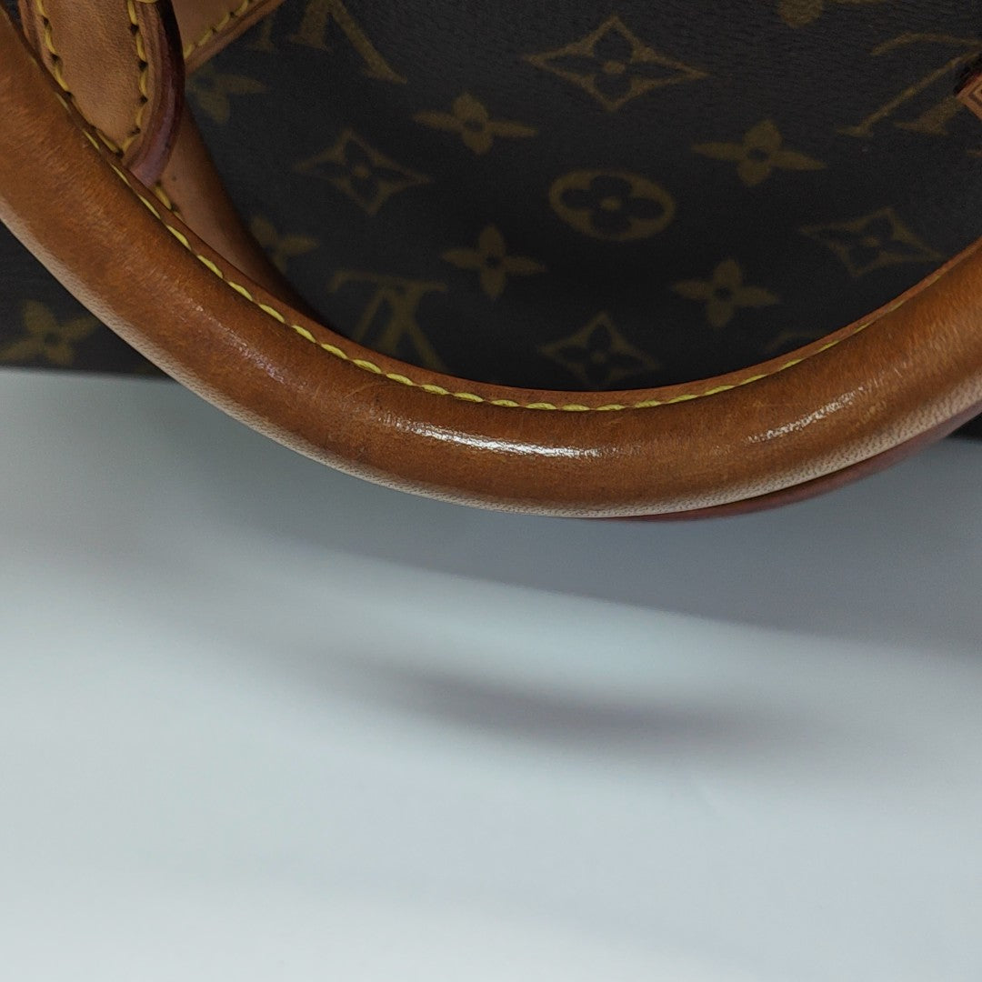 SPEEDY 30 Monogram Coated Canvas Brown