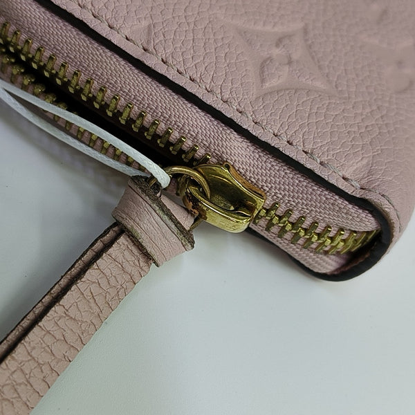 CLÉMENCE Monogram Calfskin Pink Wallet