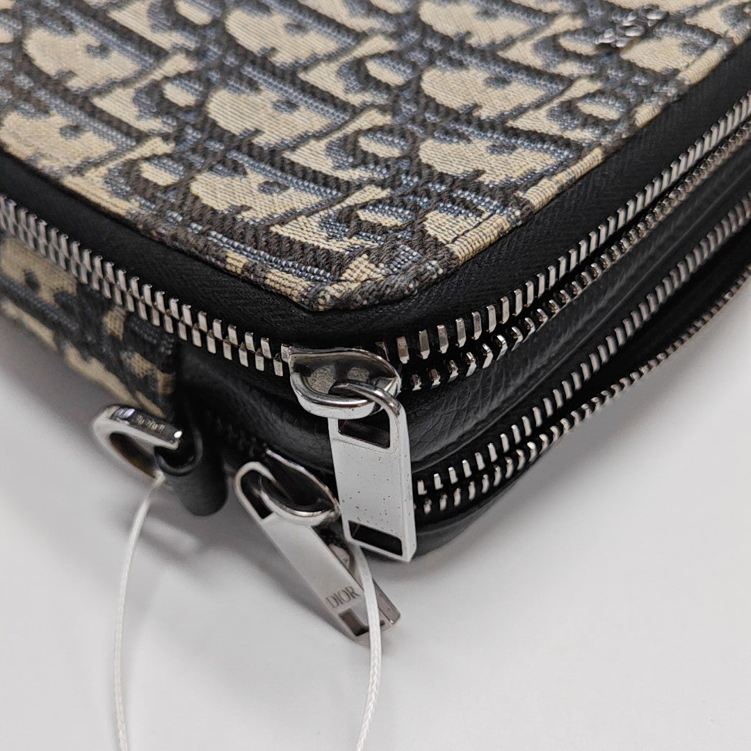 Safari Oblique Canvas Blue