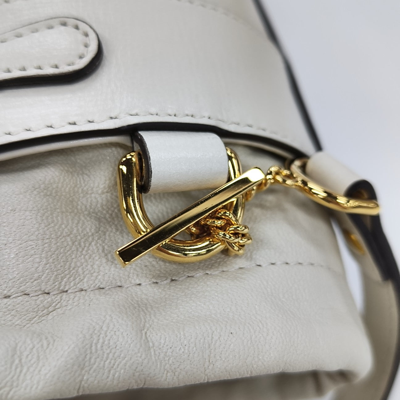 Horsebit 1955 Small Calfskin White