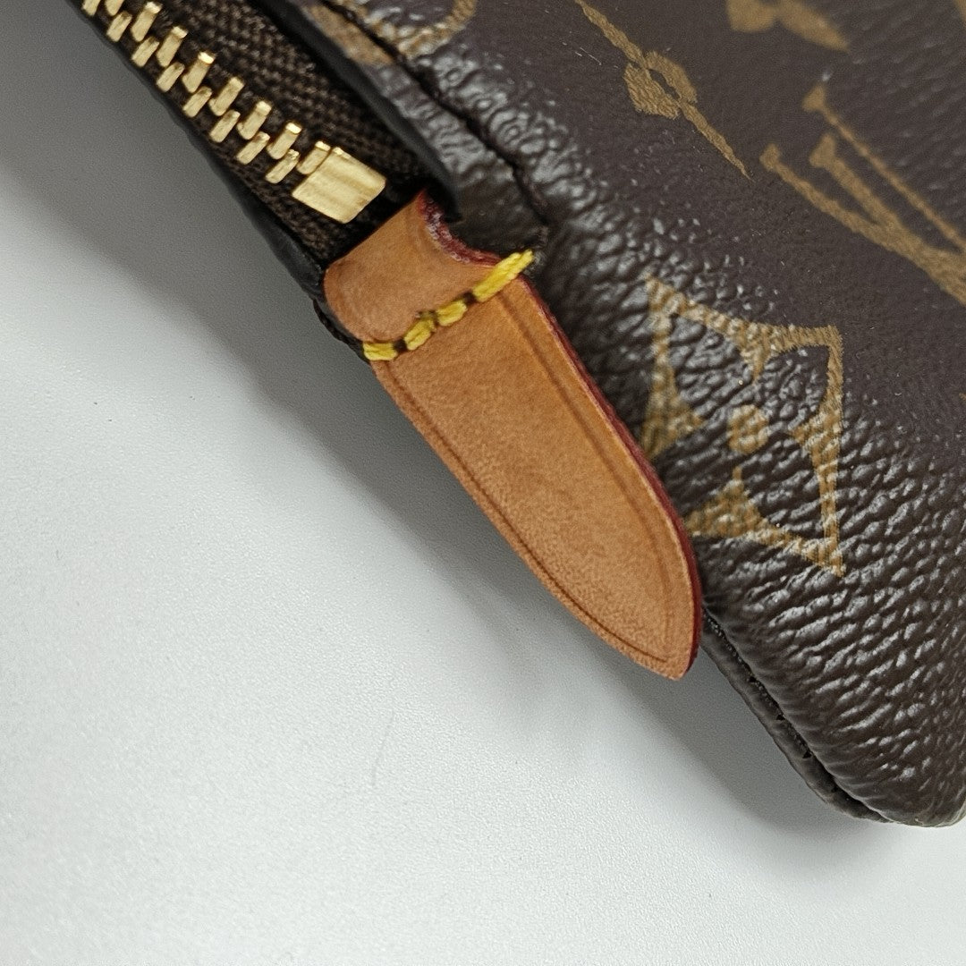 Etui Voyage MM Monogram Coated Canvas Brown