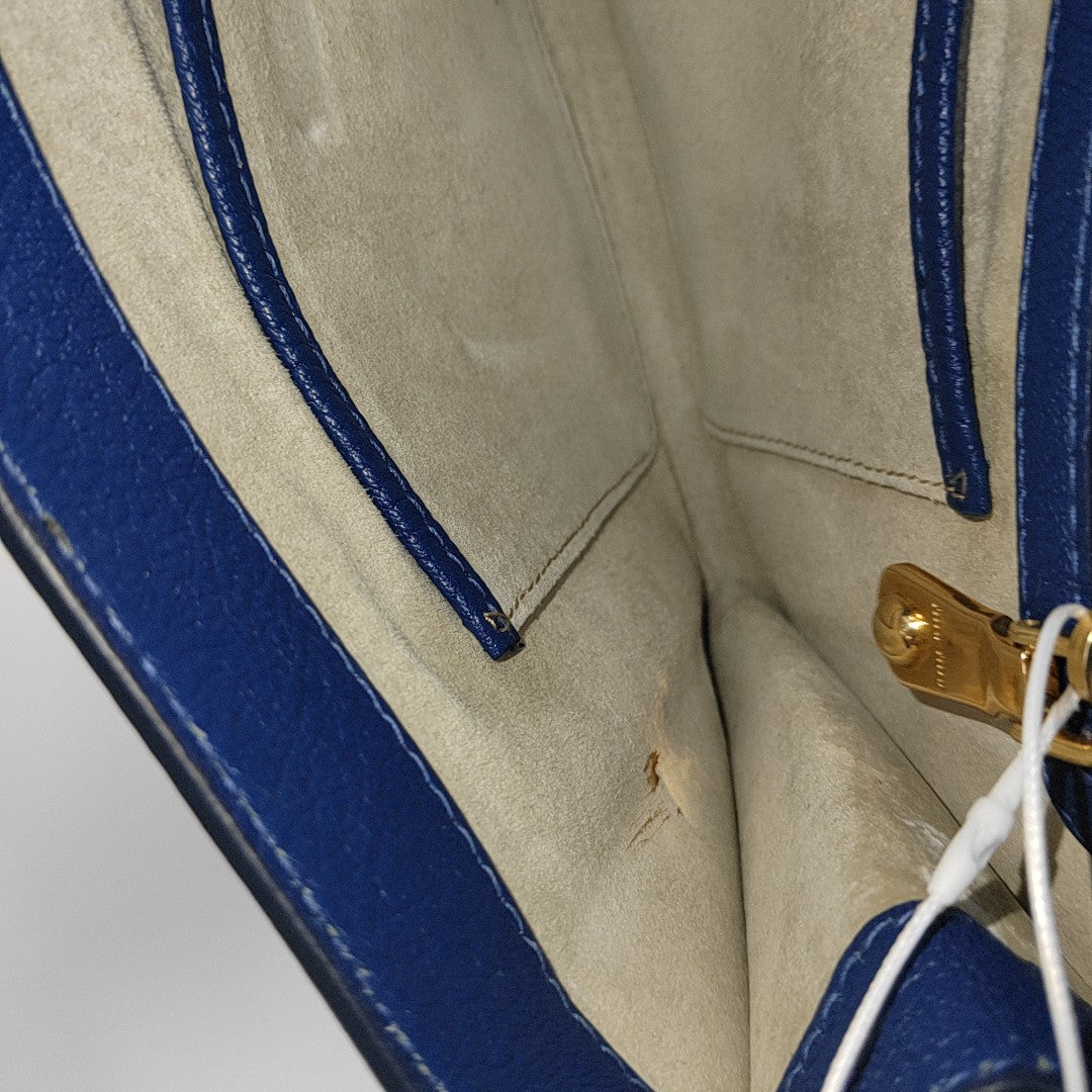 Calfskin Clutch Blue