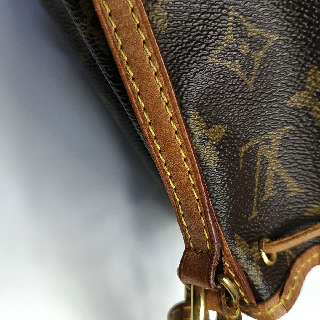 NÉONOÉ Nano Monogram Coated Canvas Brown