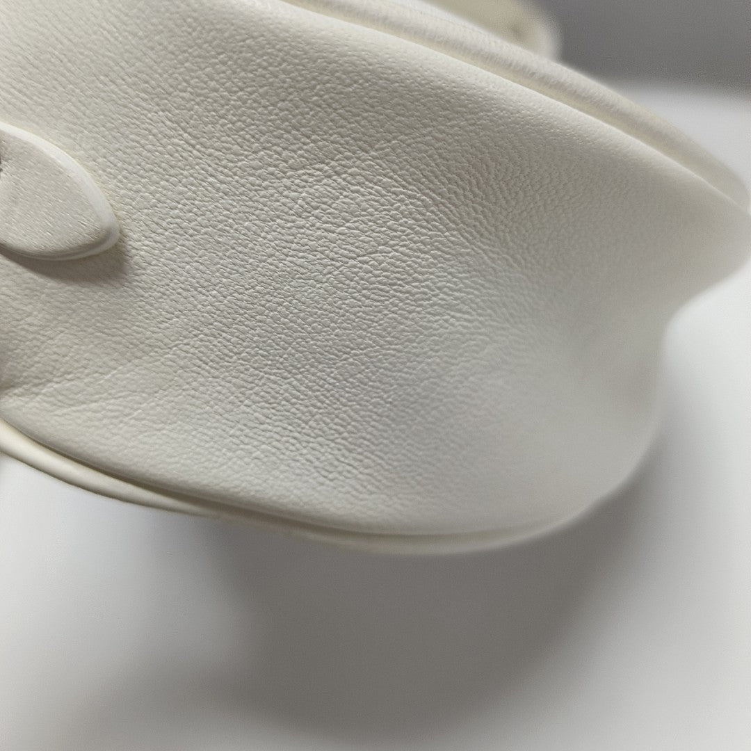 Lambskin Crossbody Bag White