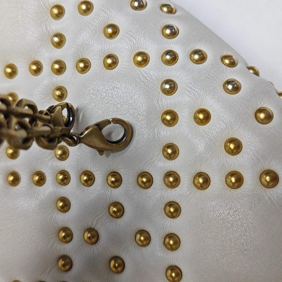 Calfskin Shoulder Bag White