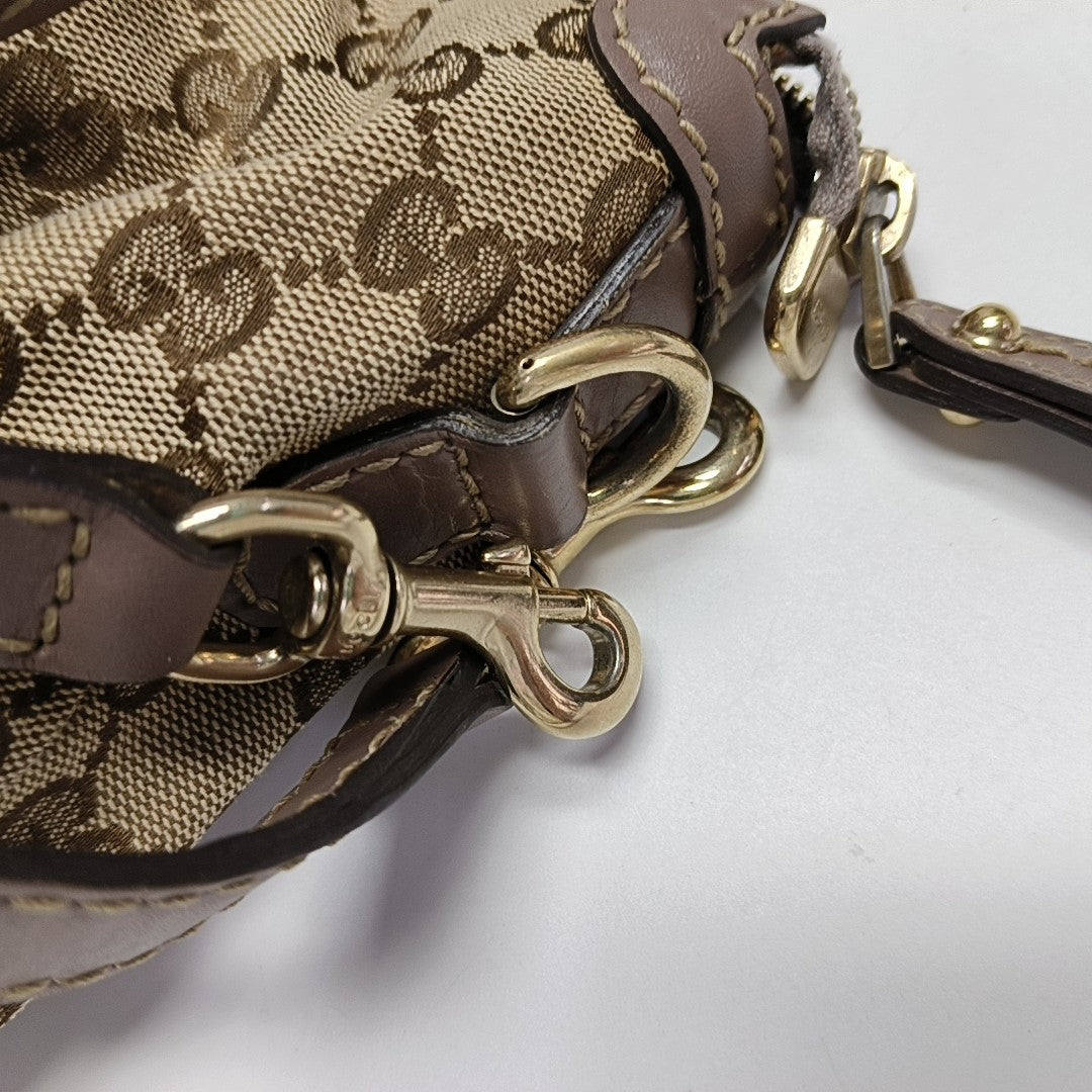 Sukey Monogram Canvas Beige