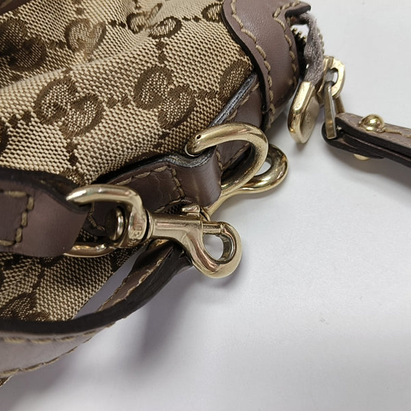 Sukey Monogram Canvas Beige