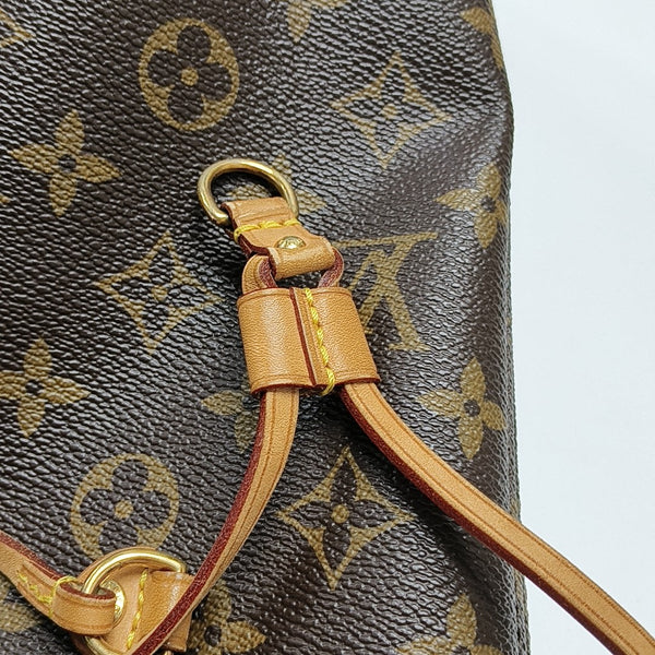 NEVERFULL MM Monogram Coated Canvas Brown