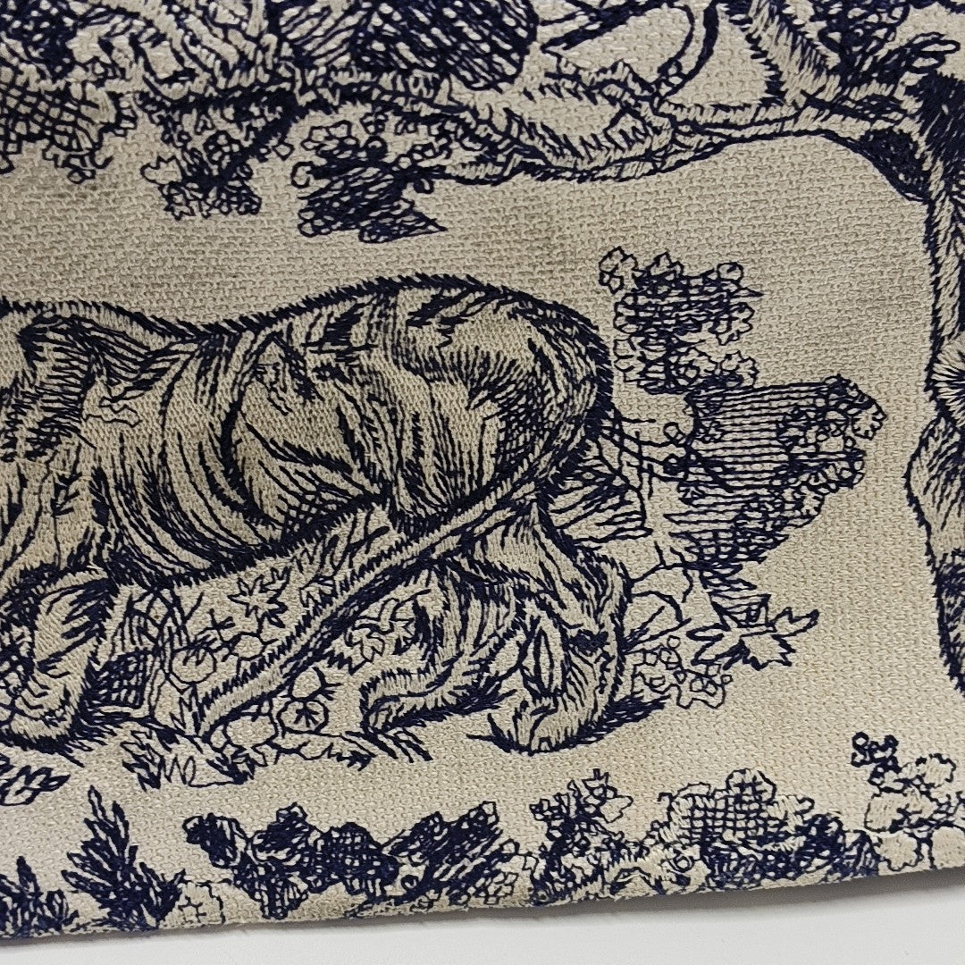 Book Tote Medium Canvas Blue