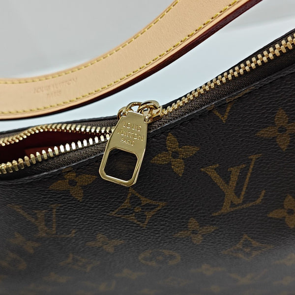SLOUCHY MM Monogram Coated Canvas Brown