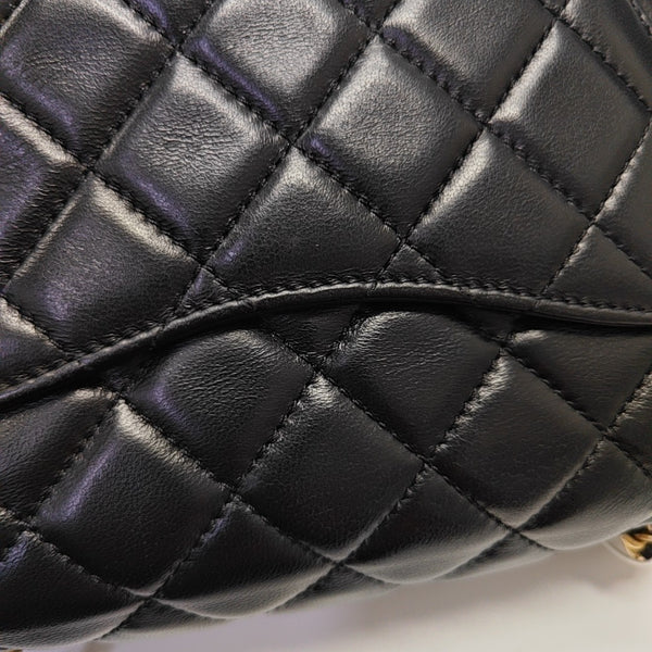 CLASSIC FLAP Mini Quilted Lambskin Black