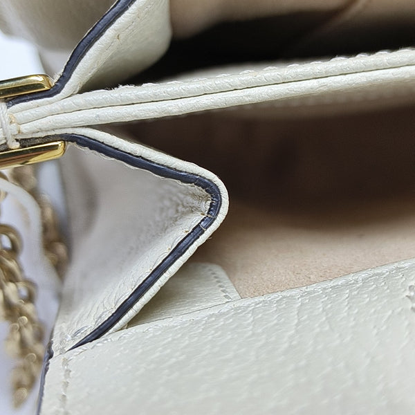 Ophidia Small Calfskin White